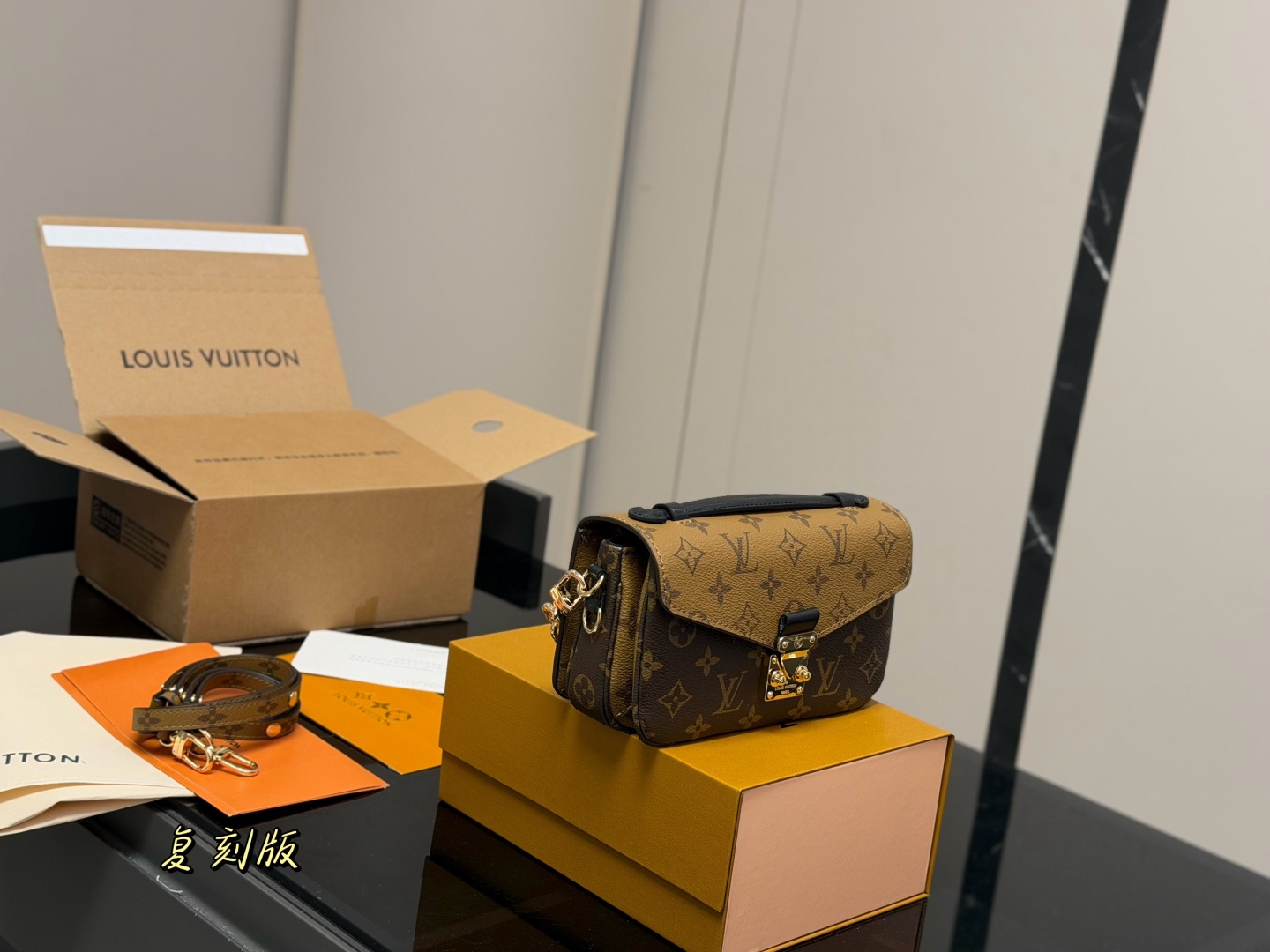 Louis Vuitton LV Monogram Canvas Premium Metal Hardware Shipping Box Included